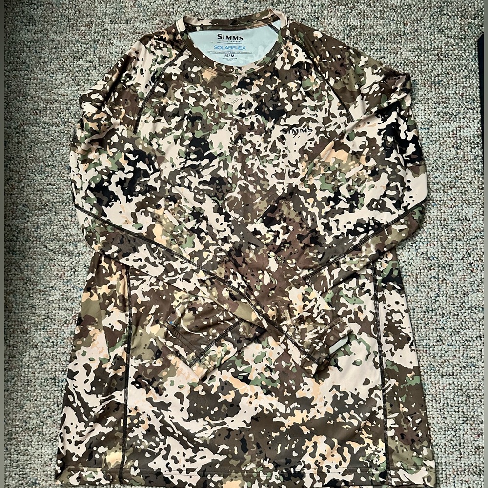 SIMMS Camo Fishing Shirt